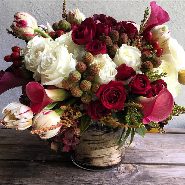 The Holiday Birchwood Bliss Arrangement