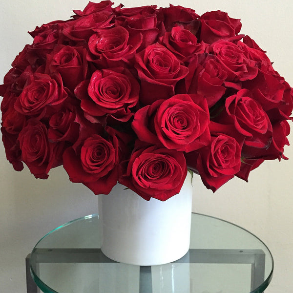 The Classic Red Arrangement.